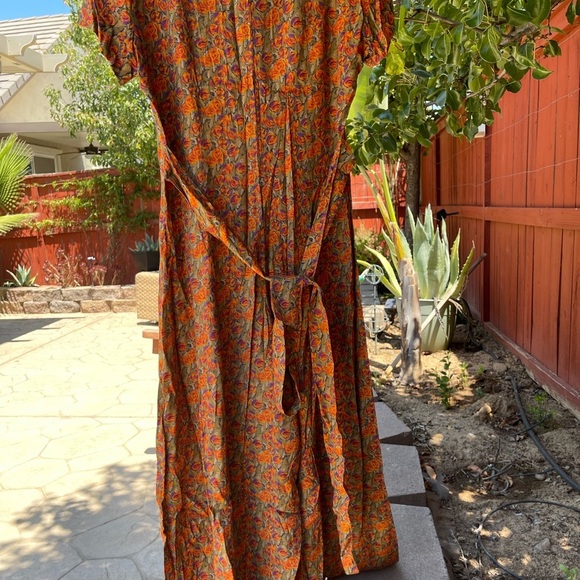 80s Vintage Fantaseas Collection Floral Jumpsuit - Picture 4 of 11